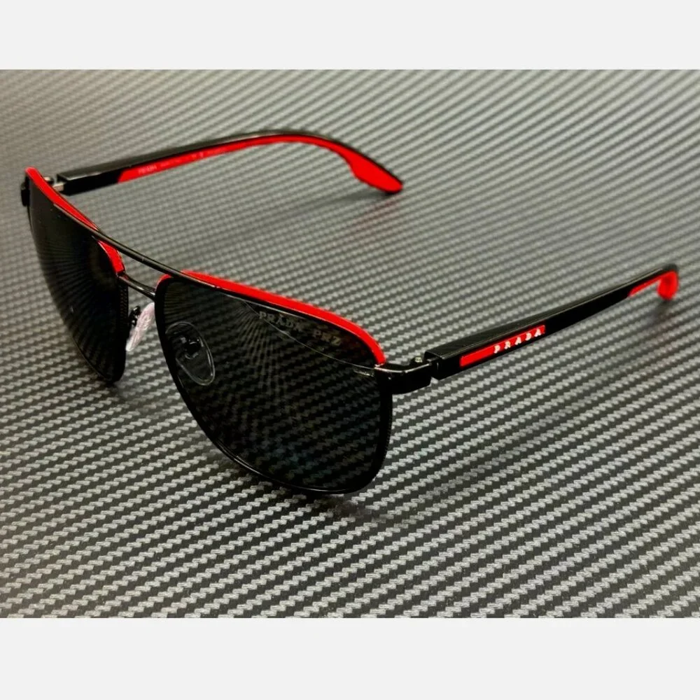 Prada Polarized 62mm Men's Sunglasses